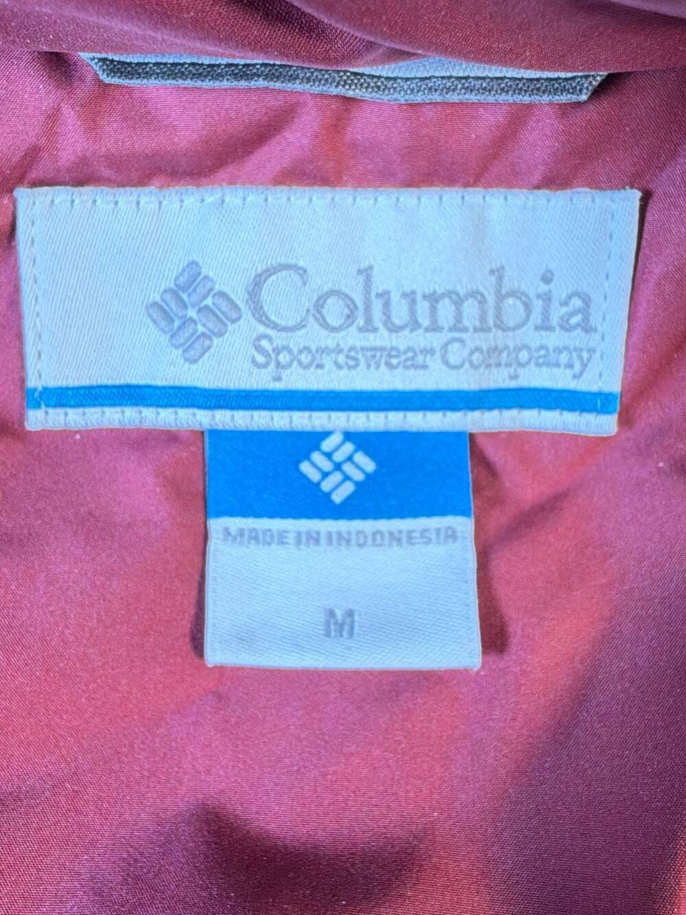 Columbia Peak to Park Mid Insulated Winter Jacket Faux Fur Hood Burgundy sz M - Picture 6 of 9